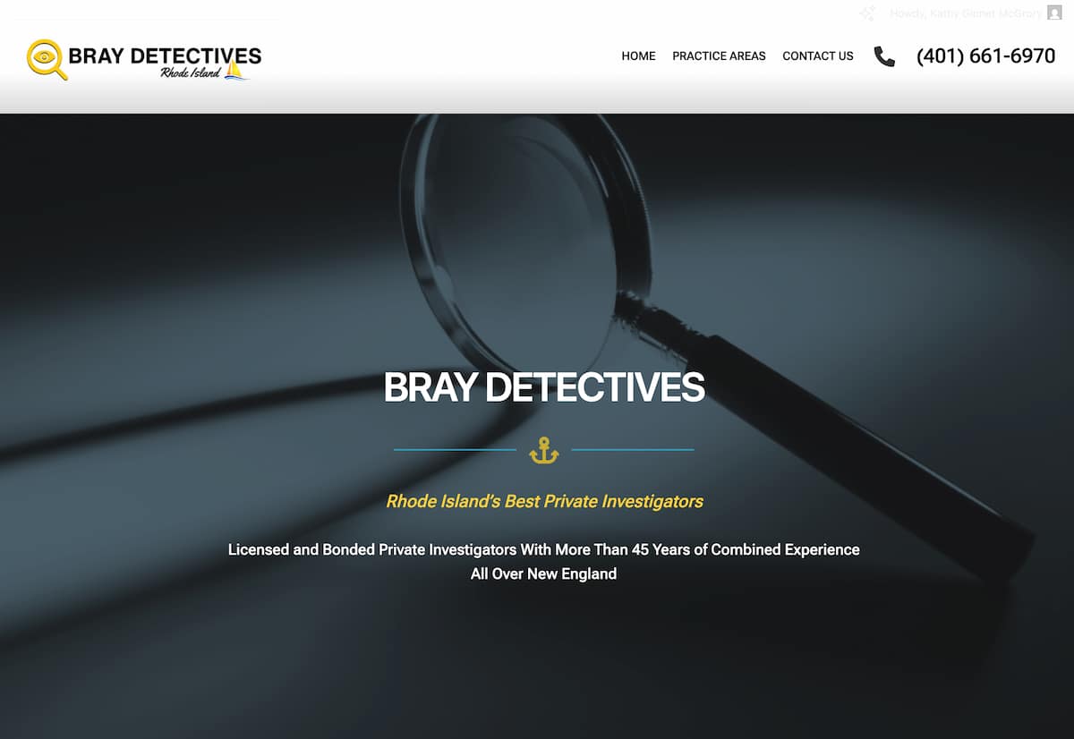 Bray Detectives RI Website