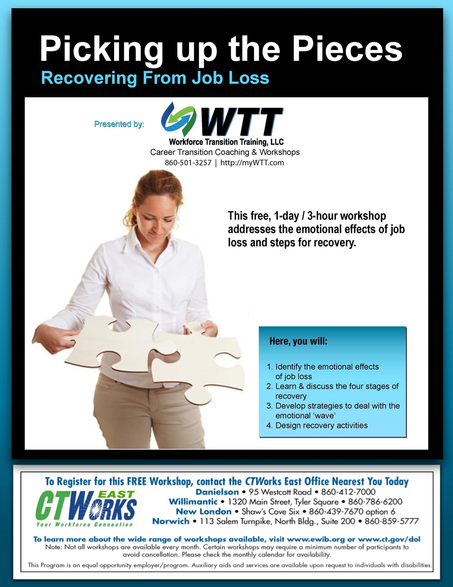 Workforce Transition Training Flyer