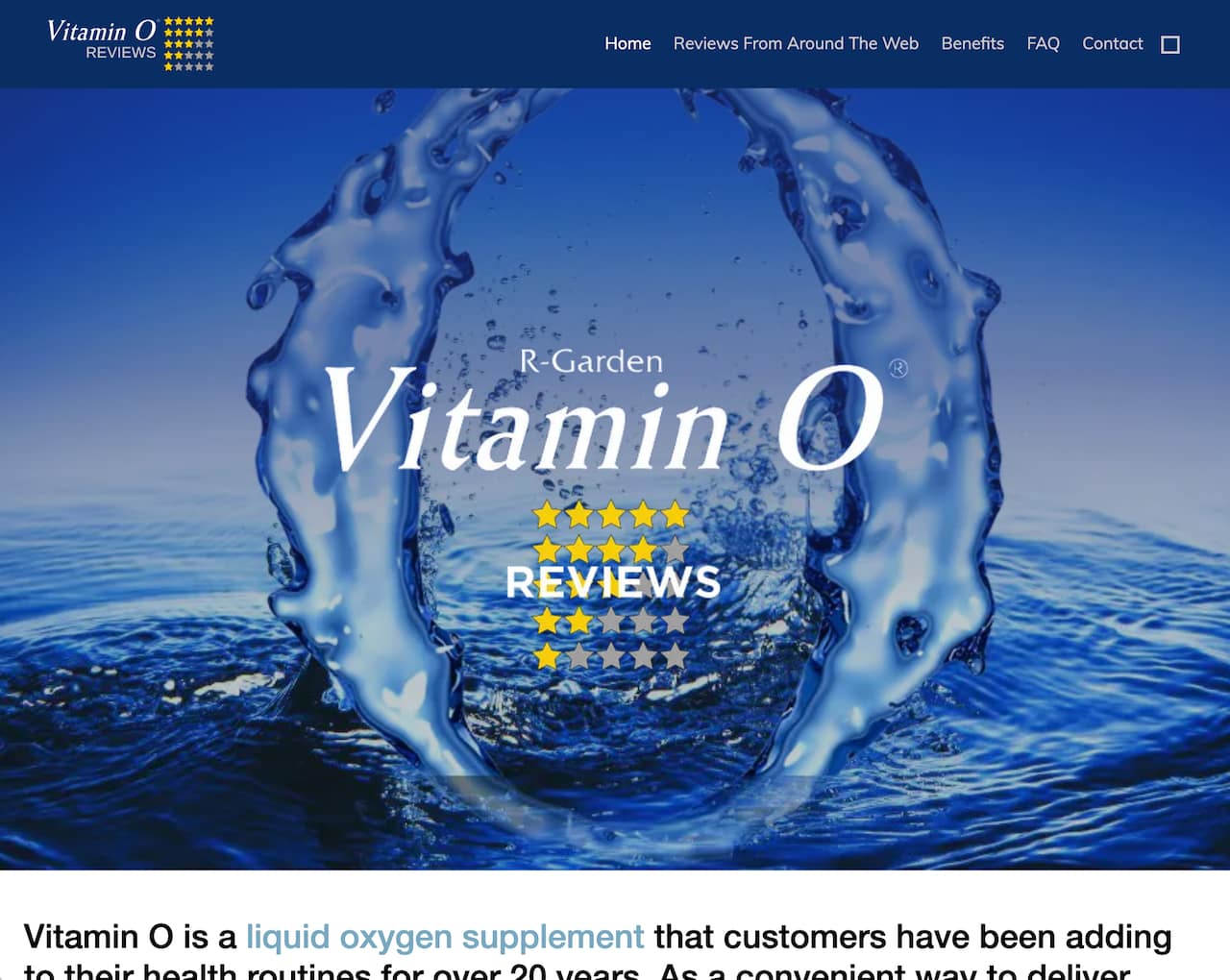 Vitamin O-Reviews Website